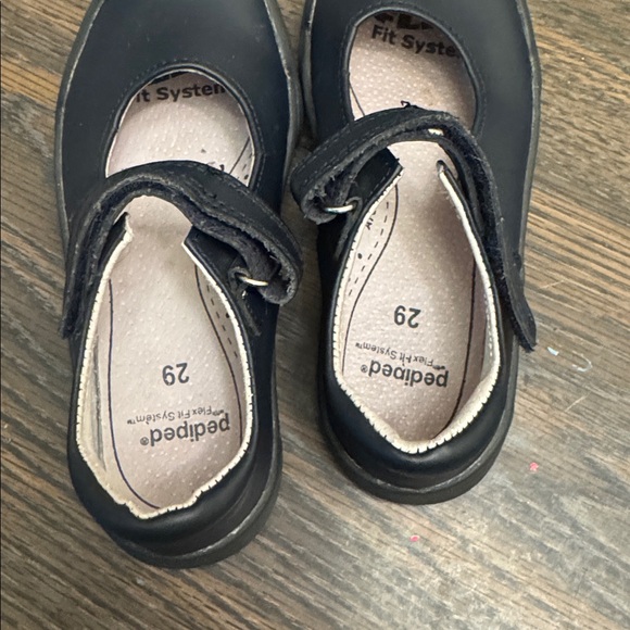 Pediped Barbara Navy Dress Shoes for girls - Picture 5 of 13